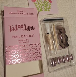 Brand New  Red Aspen Chrome Nails